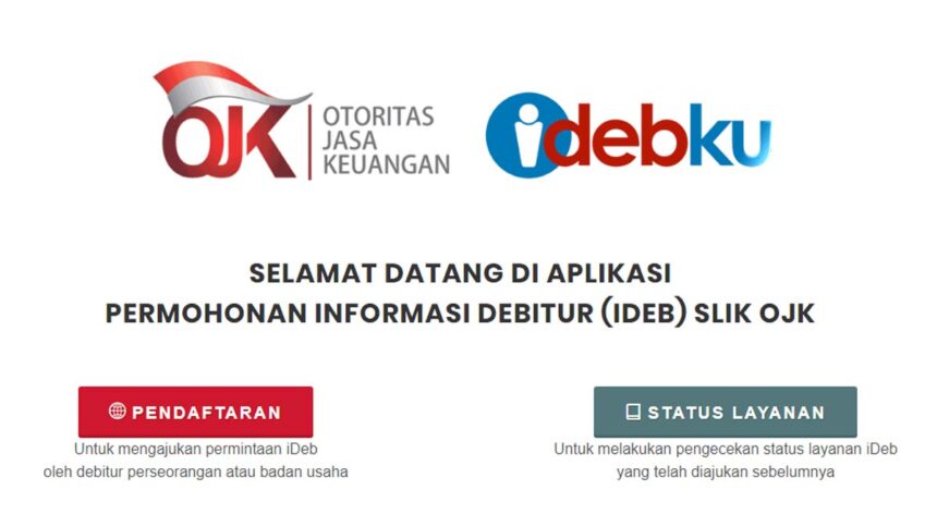 Website BI Checking Onlibe (SLIK OJK Online)