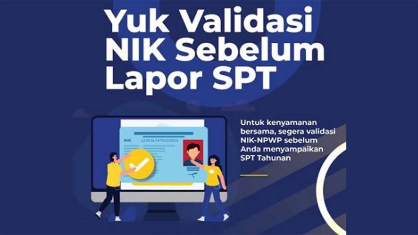 Validasi NIK (KTP) di DJP Online sebelum Lapor SPT